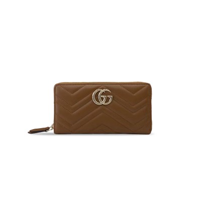 GUCCI GG MARMONT ZIP AROUND WALLET ‎443123 (19*10.5*2cm)